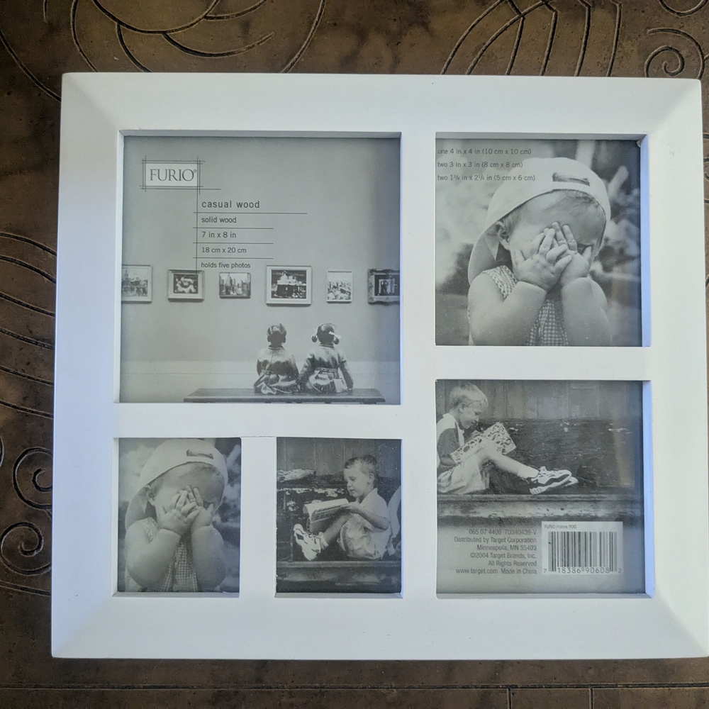 White Collage Photo Frame